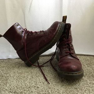 Maroon Dr. Martens - Good condition